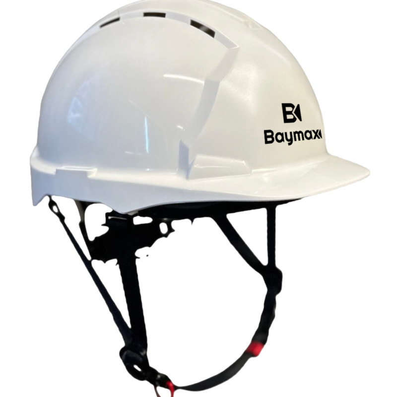 Baymax SL 1108 Alt Tekstil İçlik Baret / 4 Nokta Çene Kayış - Beyaz